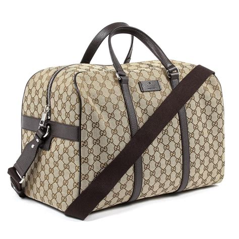 gucci original gg canvas carry on duffel bag|Gucci duffle bag amazon.